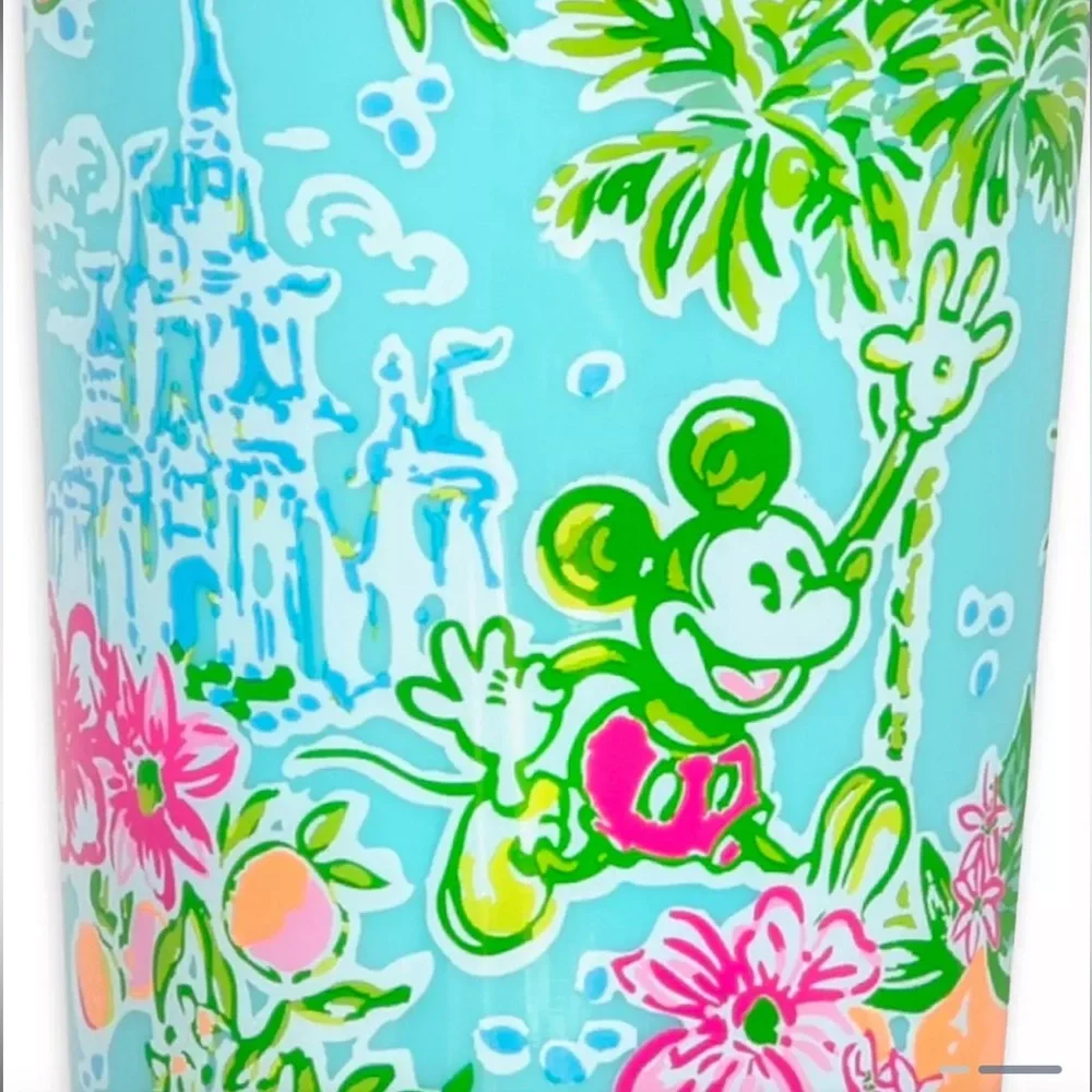 🆕 Lilly Pulitzer Lilly Loves Disney Tumbler Limited Edition